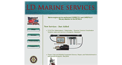 Desktop Screenshot of ldmarineservice.com